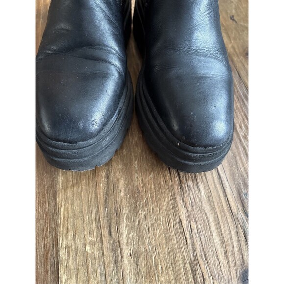 Zara Collection Pointed Toe Chelsea Boots Moto Y2K Grunge Festival  90s 80sSz 36 - Picture 2 of 4